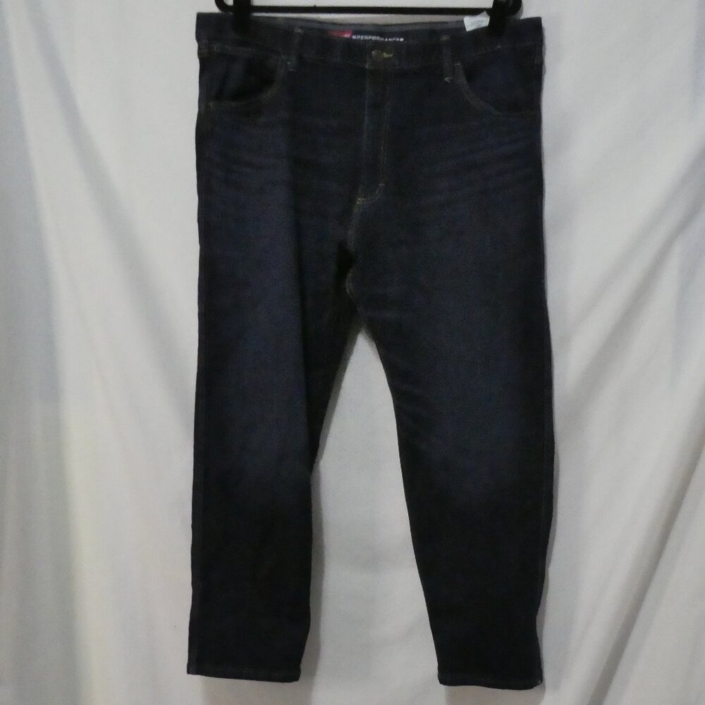 WRANGLER - 5 STAR - PERFORMANCE | 40 x 29 | Classic Indigo Straight Leg Jeans